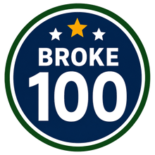 Broke 100 passport stamp